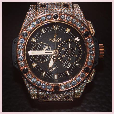 black hublot watch with diamonds|hublot geneve diamond price.